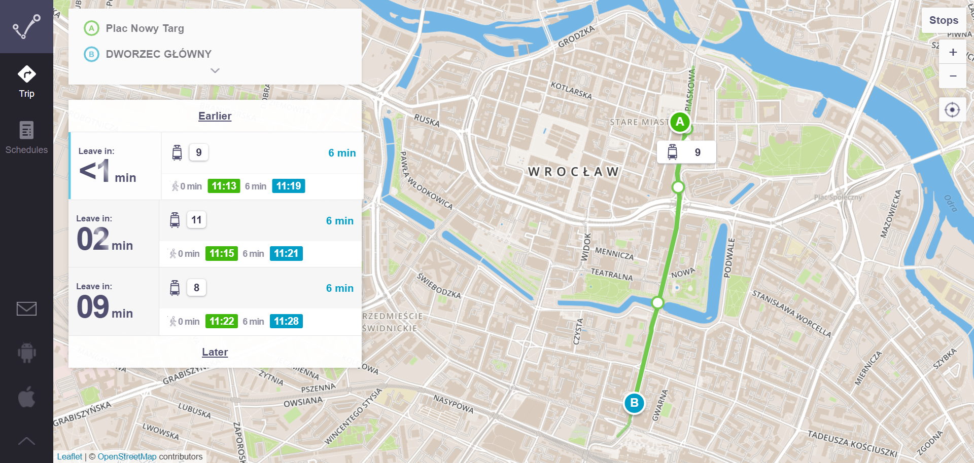 How is the visualisation of geospatial data done? 