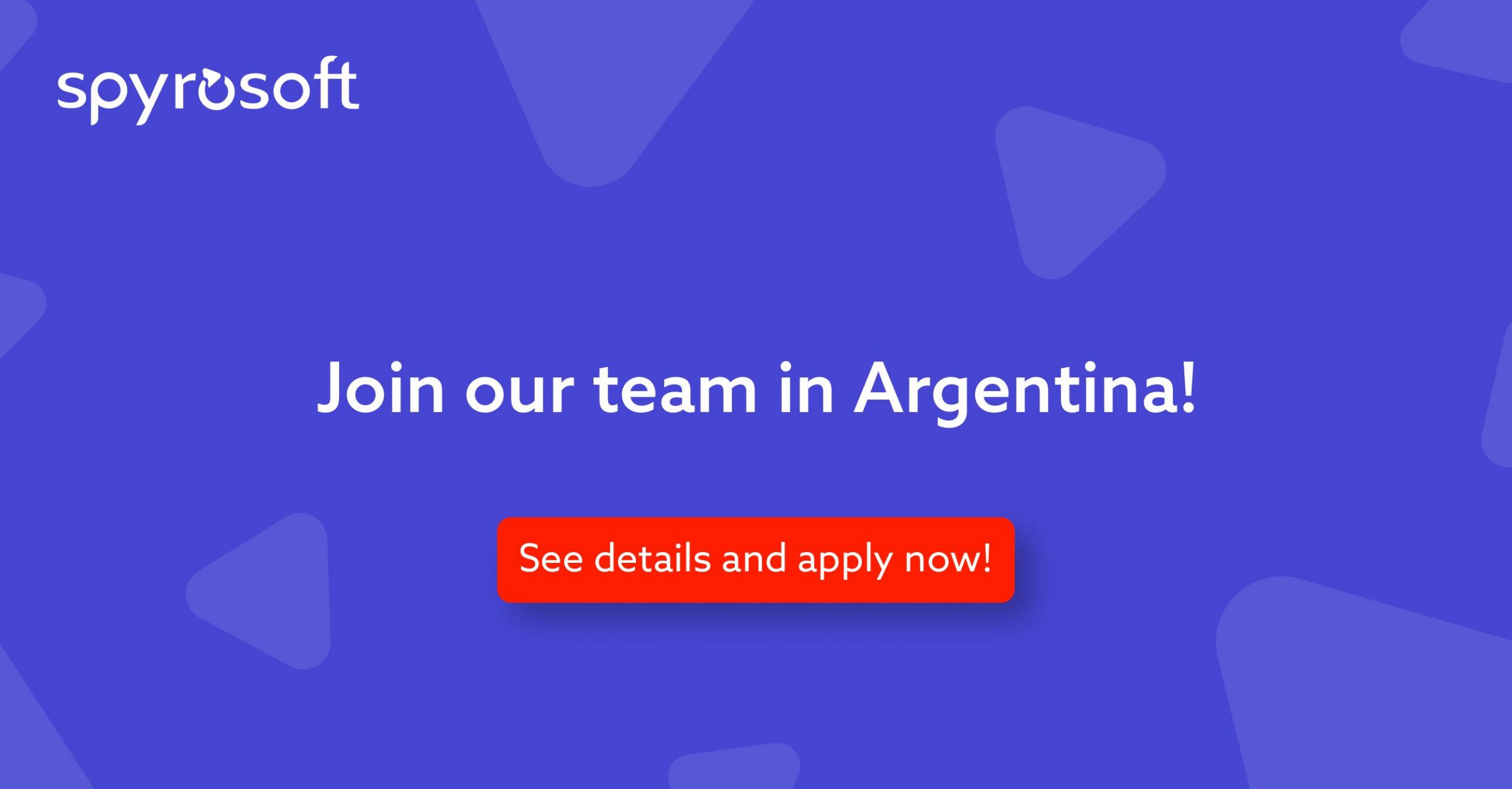 We're hiring in Argentina - banner