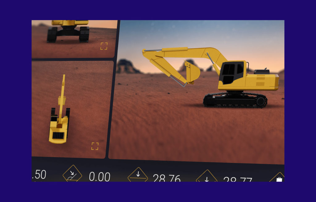 An interactive excavator demo made in Qt Quick 3D in less than two hours