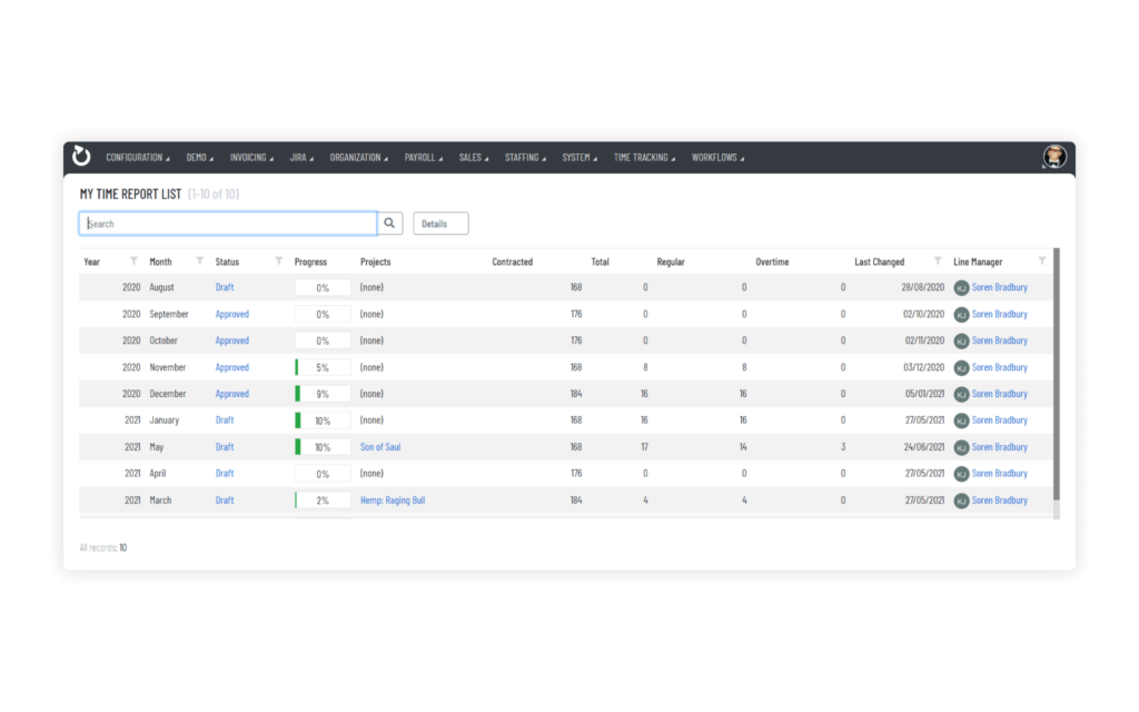 allpro project tracking platform Time tracking