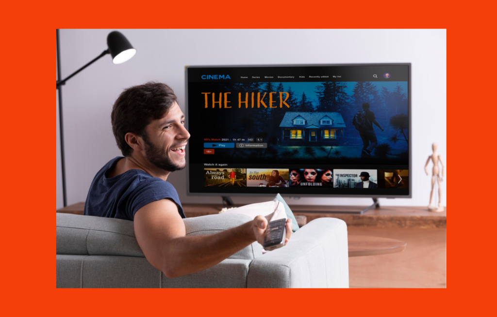 UX UI design in tv apps - Media and entertainment