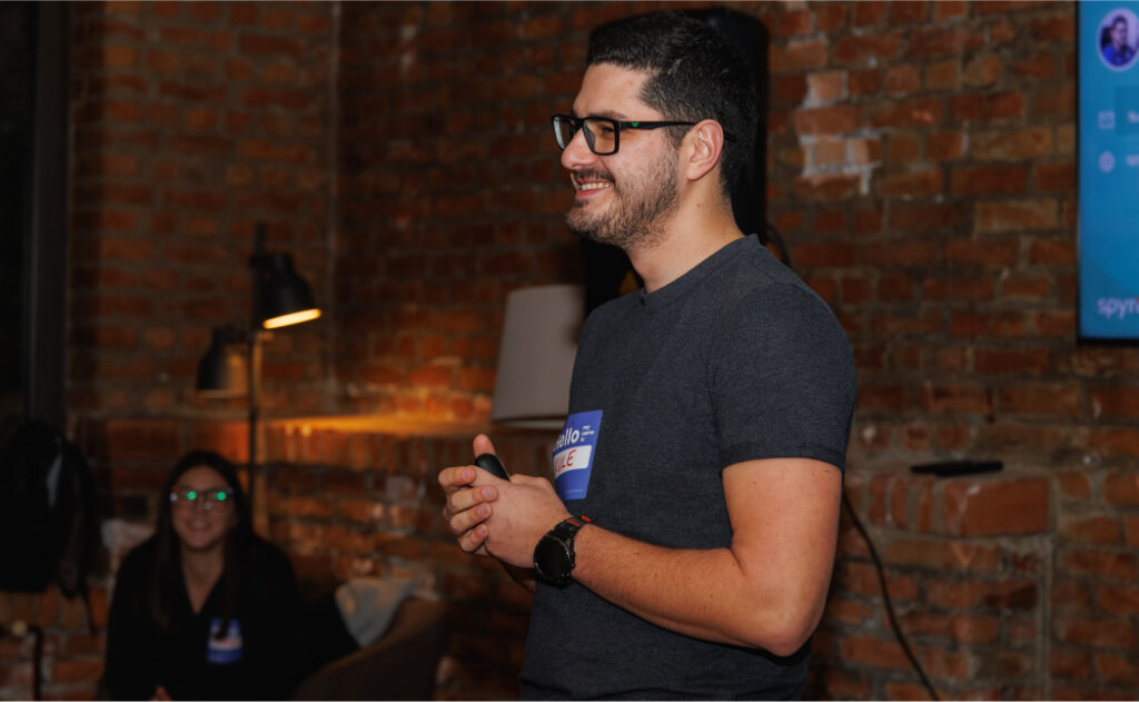 Filip Kulic - a speaker at the Spyrosoft meetup in Osijek